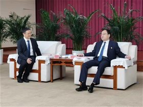 甘肃省副省长余建会见刘鹏教授等“陇剑杯”网络安全大赛专家和企业代表